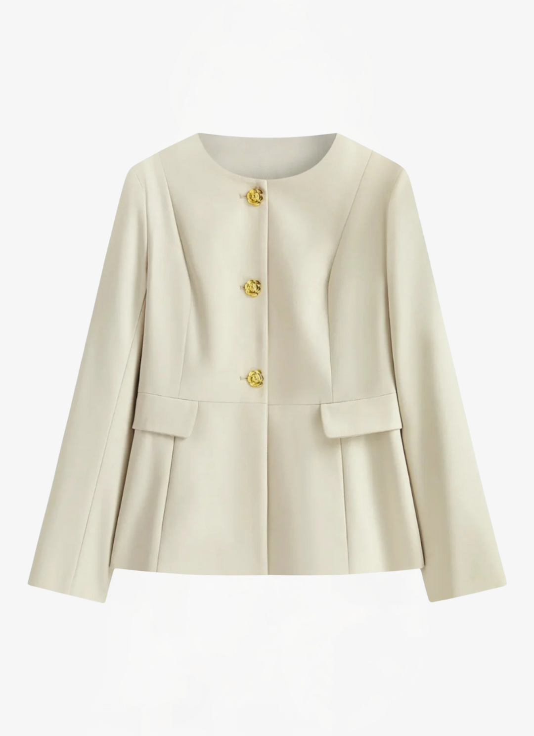 Lea Bergen™ | Blazer med rund hals