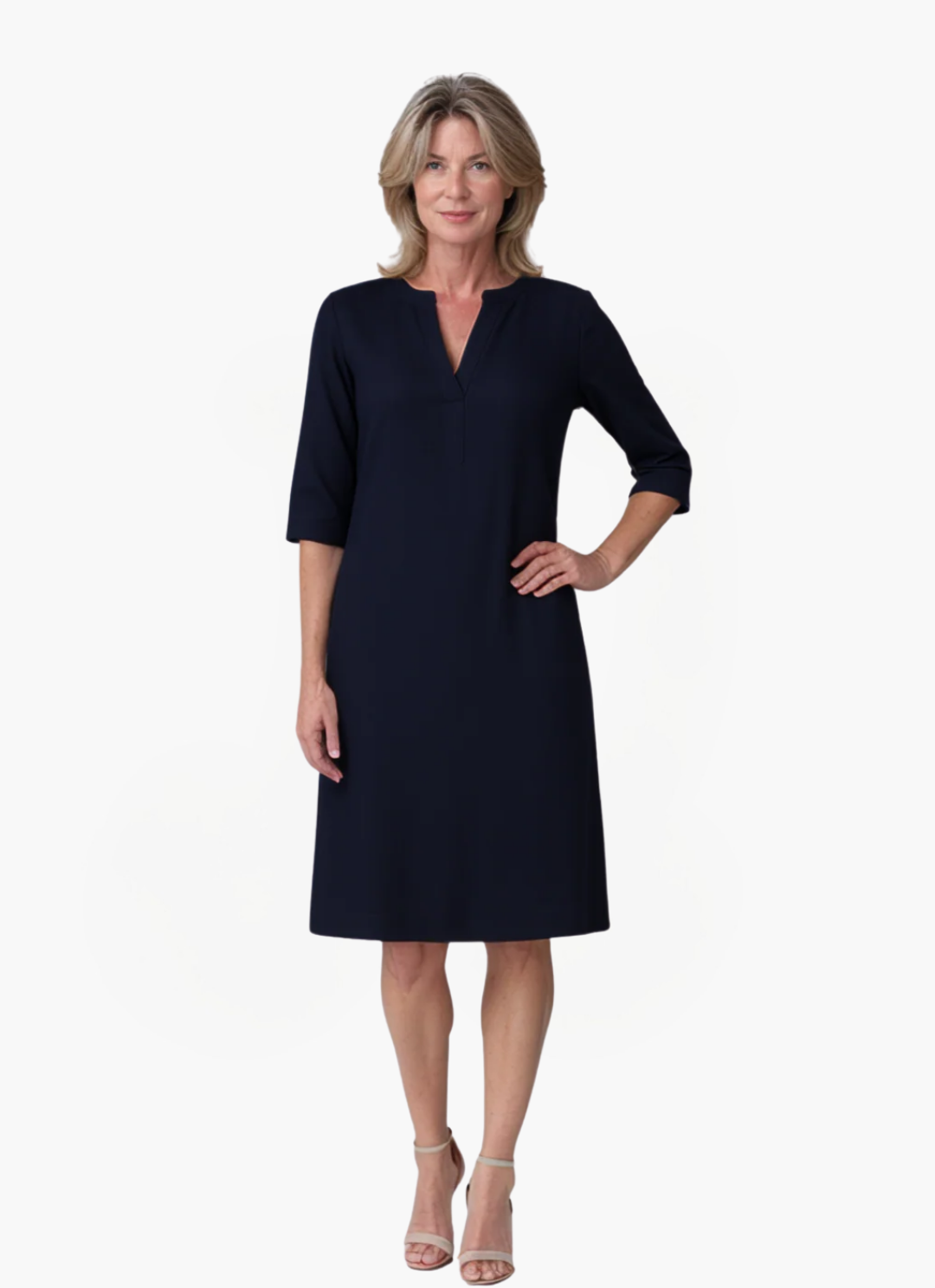 Lea Bergen™ | Komfortabel polo-kjole for hverdagen