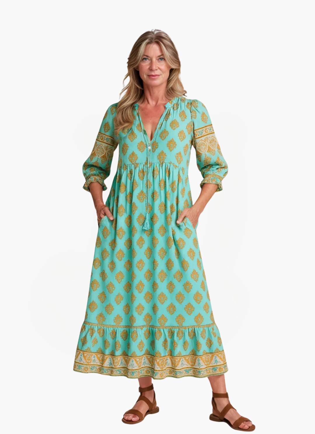Lea Bergen™ | Boho Tunika med Frynser