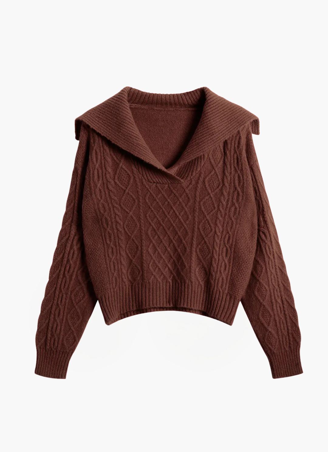 Lea Bergen™ | Toujours Amoureuse Strikkegenser Bordeaux