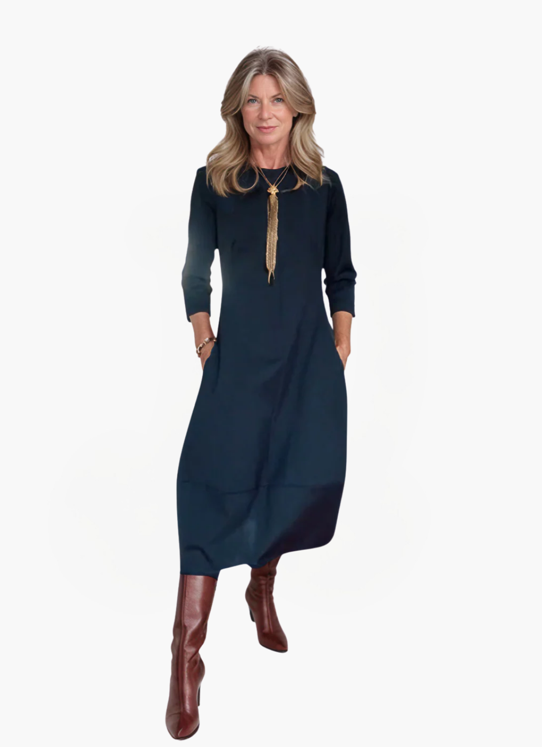 Lea Bergen™ | Midi Elegant Kåpe