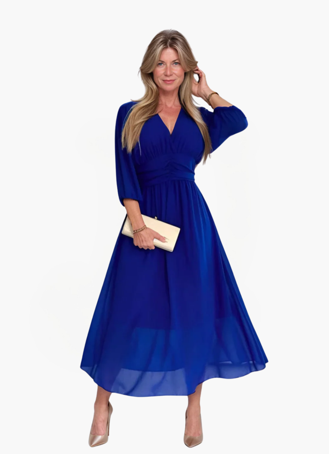 Lea Bergen™ | Lett og silkeaktig chiffon-kåpe