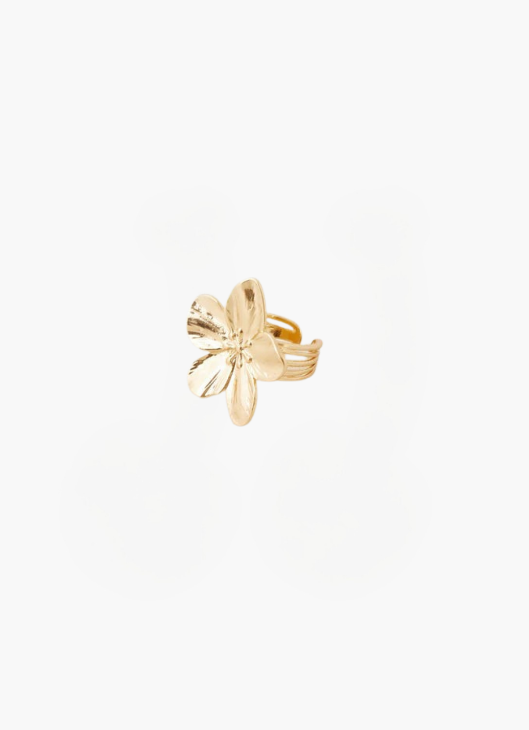Lea Bergen™ | Blomsterring i gull
