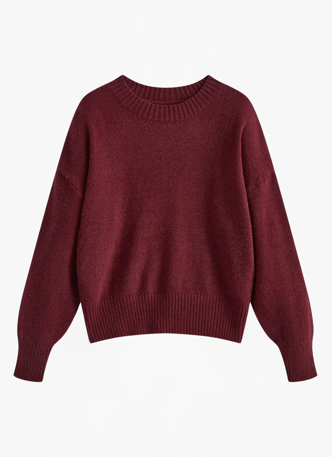 Lea Bergen™ | Genser i Jersey Uni Bourgogne