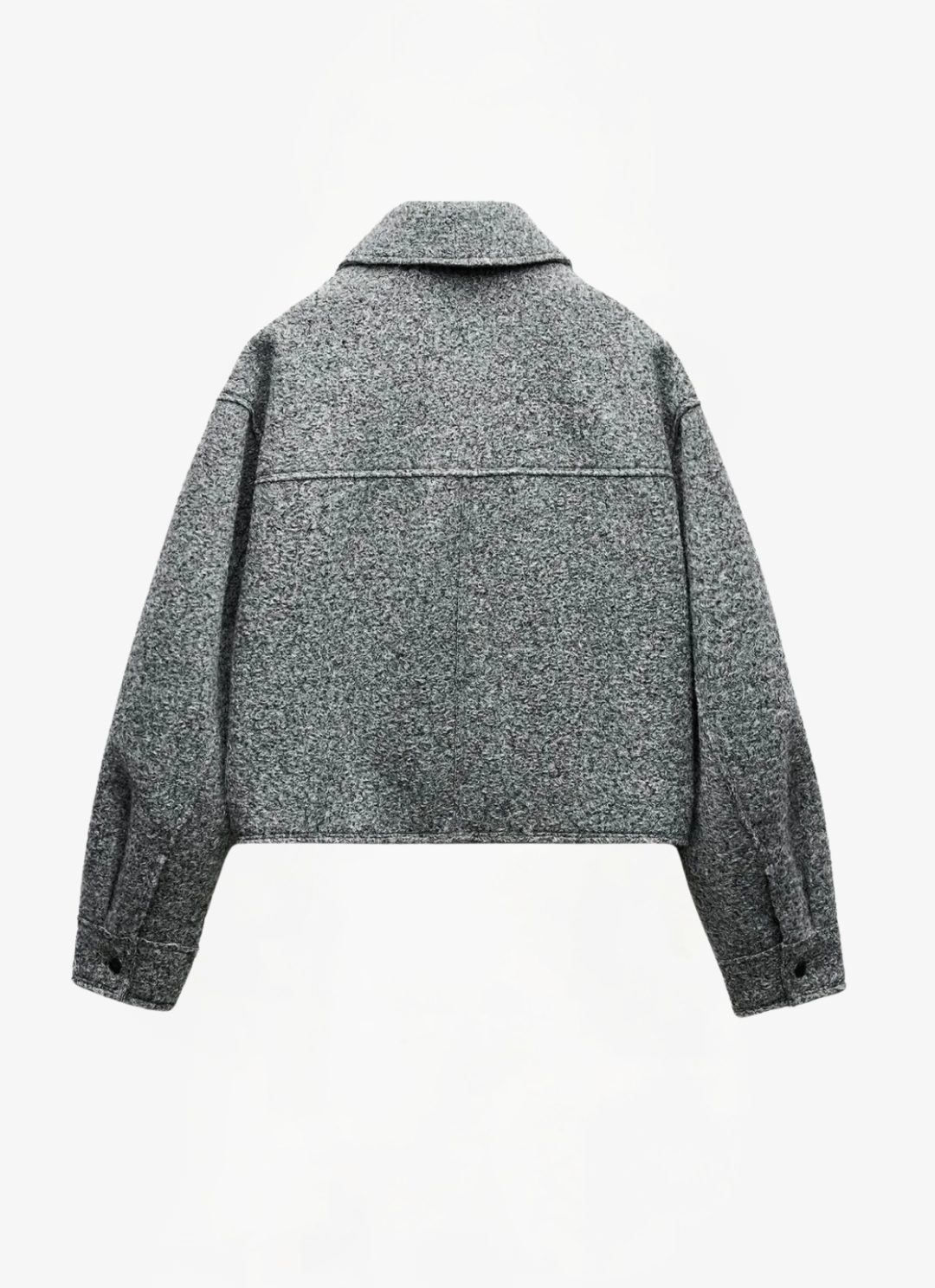 Lea Bergen™ | Grå boucle-jakke