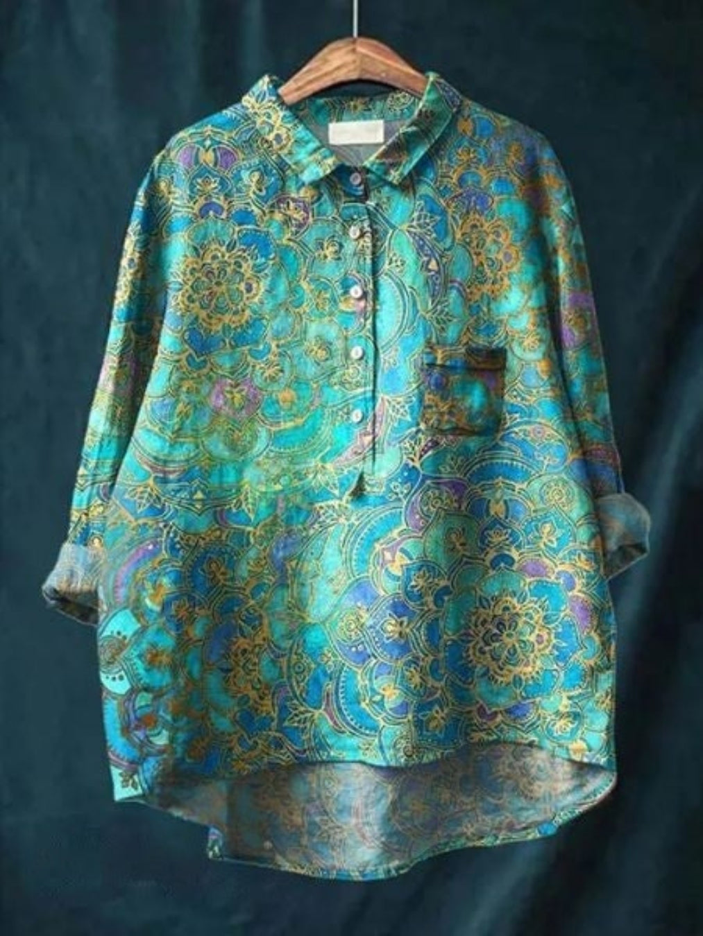 Lea Bergen | Elegant bluse med blomsterprint