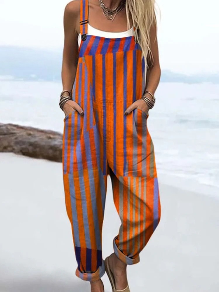 Lea Bergen | Vintage Floral Jumpsuit til kvinner