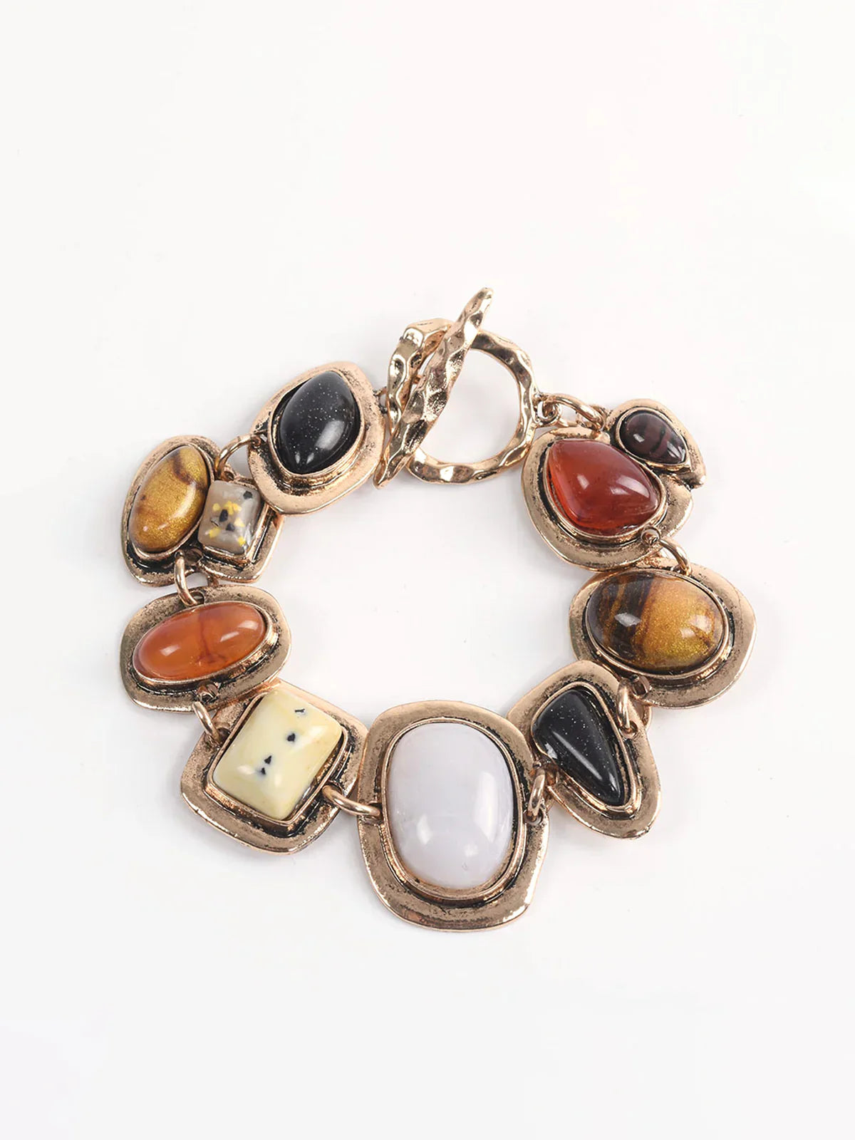 Lea Bergen™ | Armbånd med Geometriske Stener i Bohemestil