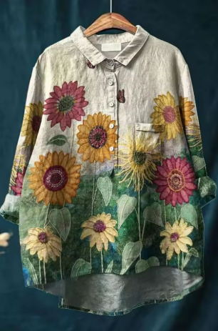 Lea Bergen | Blomsterskjorte med Eleganse