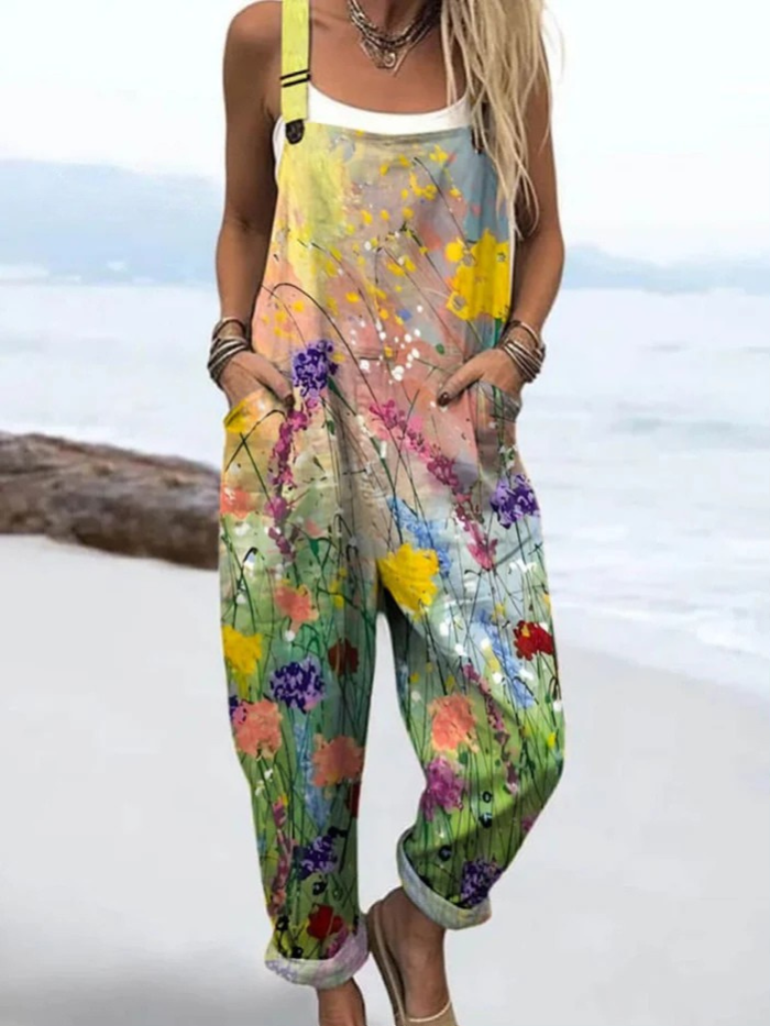 Lea Bergen | Jumpsuit med vintage blomsterprint