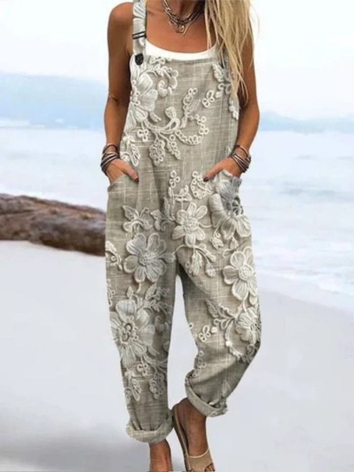 Lea Bergen  | Jumpsuit med vintage blomsterprint
