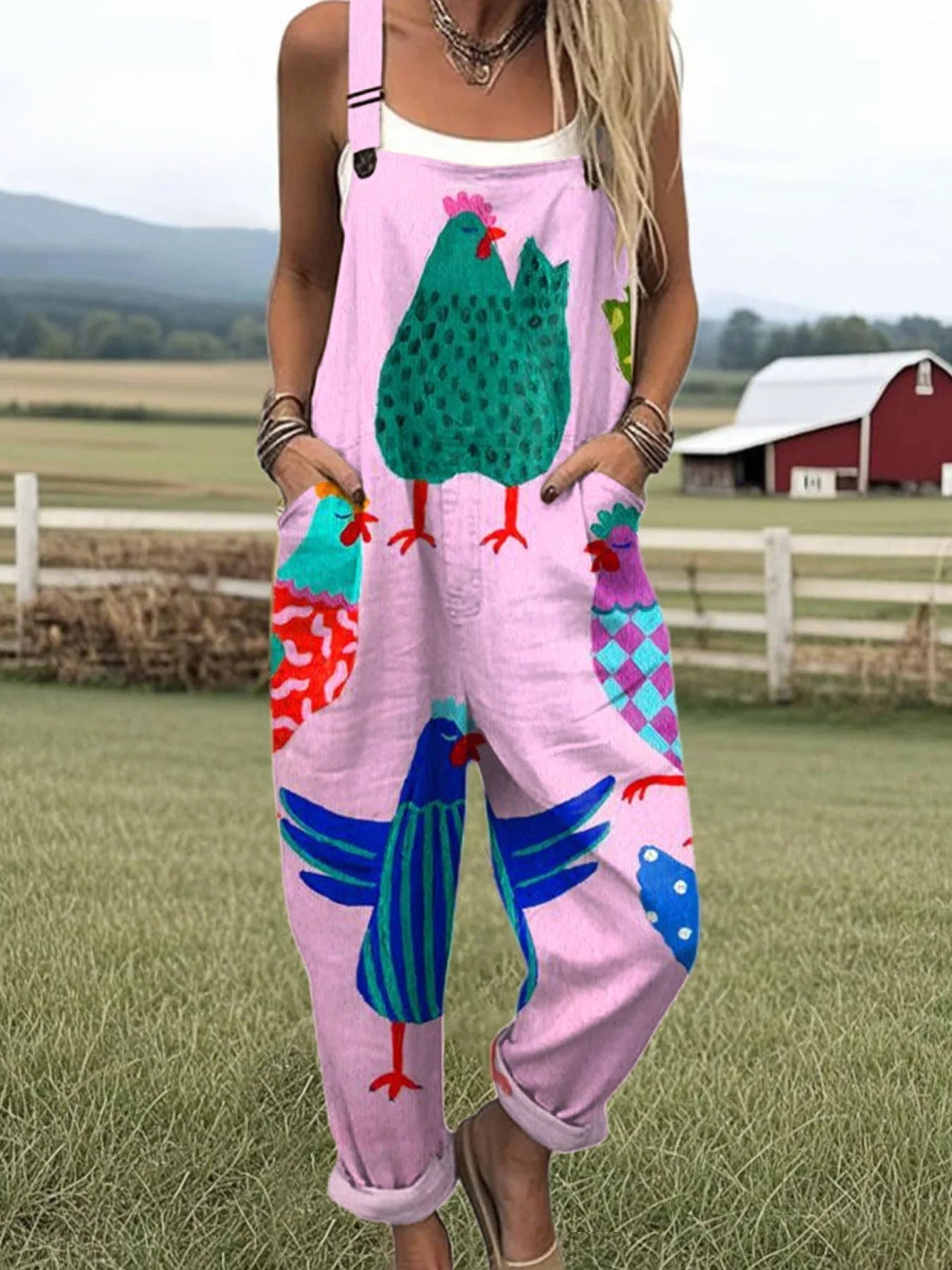 Lea Bergen  | Vintage Floral Jumpsuit for kvinner